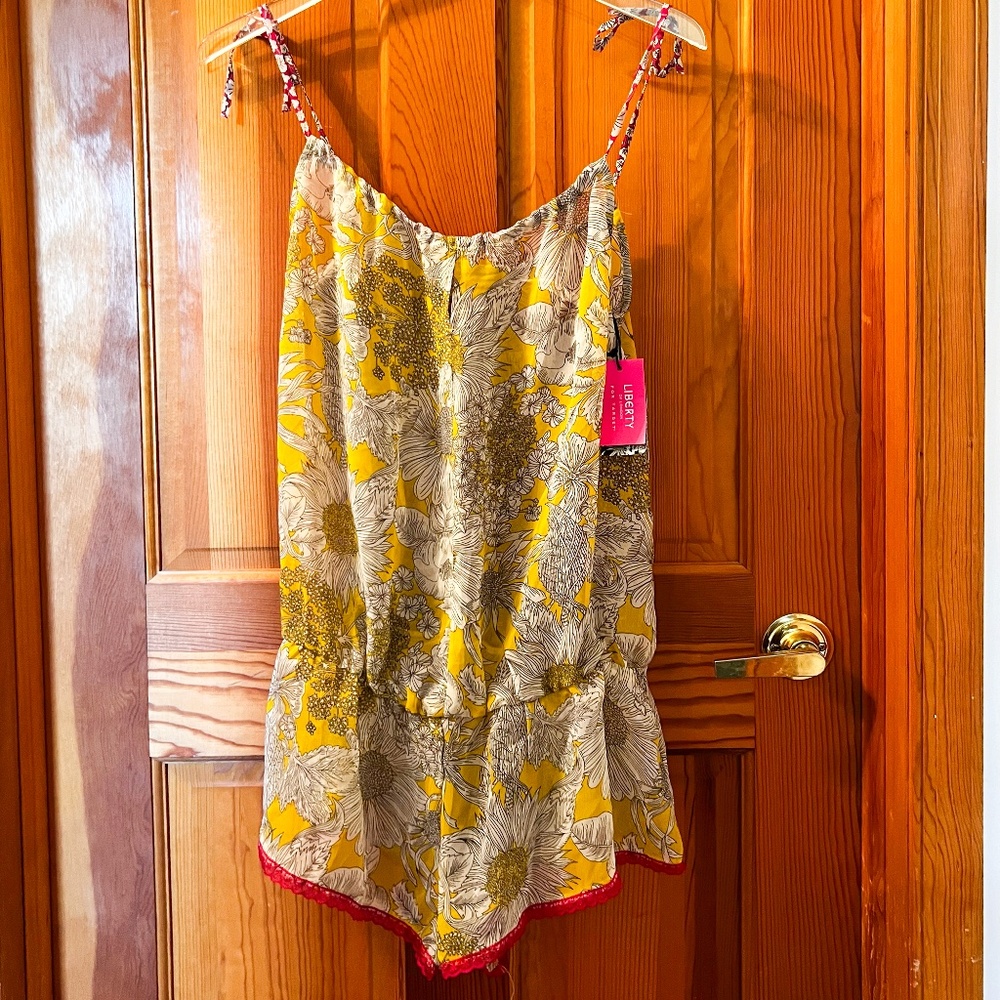NWT Liberty of London for Target Floral Beach Romper